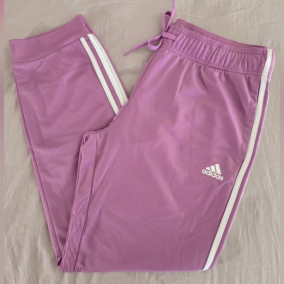 Adidas Women Standard Essentials Single Jersey 3-Stripes Jogging Pants - Picture 9 of 12